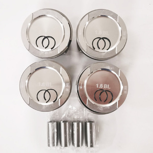 Pistone Motore 06A107065N 06A107103BH 06A107103BJ per Audi A3 A4 <span class=keywords><strong>VW</strong></span> <span class=keywords><strong>Golf</strong></span> 4 5 <span class=keywords><strong>1.6</strong></span> ALZ AVU BFQ BSF BFS BSE BGU - Product Image 1