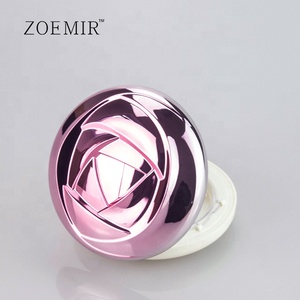 Presse poudre <span class=keywords><strong>compact</strong></span> étui emballage recharge rond rose forme <span class=keywords><strong>compact</strong></span> poudre conteneur violet luxe cosmétique <span class=keywords><strong>compact</strong></span> - Product Image 3