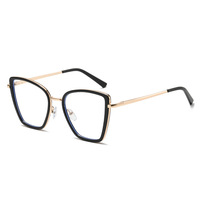 Nouvelles montures de lunettes anti-radiation unisexes élégantes, design papillon minimaliste, montures tendance en acétate TR, inspirées d'Instagram
