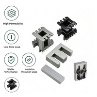 Noyau en ferrite Mn-Zn souple de type EI à inductance élevée, échantillon gratuit pour transformateur