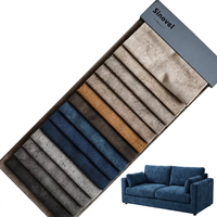 Tissu imprimé en velours hollandais tricoté de haute qualité 100 % polyester pour ameublement de salon et tapisserie de canapé, fabriqué par le fabricant