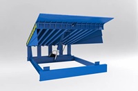 Plateforme de chargement et de déchargement stationnaire, niveleur de quai, plateforme élévatrice hydraulique électrique, manutention logistique