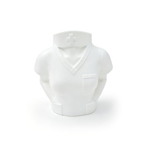 Porte-stylos grande capacité au design uniforme d'infirmière, bac de rangement de bureau pour médecins et infirmières, articles en plastique - Product Image 6