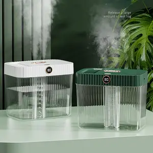 5l Dubbele Nozzle Geurverspreider Met Lcd-Display Voor Kamer Hotel Aroma Etherische Olie Diffuser Luchtbevochtiger Luchtreiniger