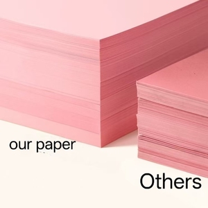 Bán buôn màu hồng thủ công giấy tùy chỉnh kích thước hai mặt 100/500 Sheets gói giá rẻ đầy màu sắc giấy - Product Image 4