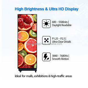 Pantalla LED Digital HD de Alta Calidad para Interiores, P2.5 P1.86, Video Wall con Soporte para Eventos, Máquina de Publicidad Comercial - Product Image 3