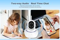 Caméra intelligente sans fil domestique HD 1080P NKIWI P2P 360 degrés PTZ Ampoule Wifi IP 5G Capteur d'imagerie CCD Données cloud