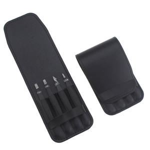 カスタマイズされた化粧品ピンセット2個4個ブラックピンク傾斜先のとがったまつげ眉毛ピンセットセットケース付き - Product Image 6