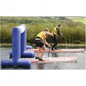<span class=keywords><strong>Parc</strong></span> <span class=keywords><strong>aquatique</strong></span> Sup Obstacle Arche <span class=keywords><strong>aquatique</strong></span> gonflable Tunnel flottant gonflable Arche d'entraînement pour paddleboard pour la course de SUP - Product Image 2