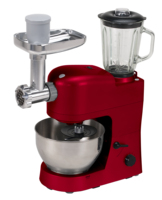 Vente en gros 3 en 1 Mélangeur à gâteau sur socle multifonctionnel 5 litres 1200W Mélangeur à gâteau Mélangeur de cuisine Machines à gâteau avec hachoir à viande