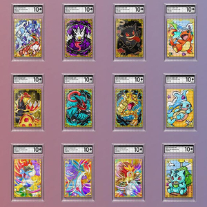 MS Venta al por Mayor de Cartas Magnéticas de <span class=keywords><strong>Metal</strong></span> de Pokémon, Juego de Mesa Artístico de Alta Calidad para Fans, <span class=keywords><strong>Caja</strong></span> de Sobres de Regalo de Anime Popular - Product Image 2