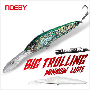 NOEBY – <span class=keywords><strong>leurre</strong></span> de pêche à la traîne avec bavoirs pour bar, truite, méné, Swimbait, 180mm, 90g - Product Image 3