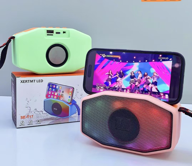 Speaker Wireless Loud Stereo Sound Super Bass Speakers for Home Party Colorful Lights