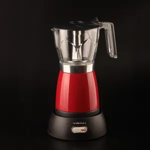 Electric coffee maker 6cup 300ml moka maker 480W Italian moka pot espresso coffee pot