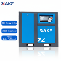 Compresseur d'air portable ZAKF 10HP 7.5KW 220V 380V IP23 IP54 à vitesse variable 7-10 bars, moteur à vis à aimant permanent
