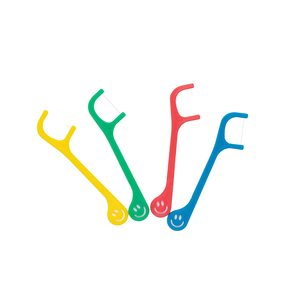 Fil dentaire pour enfants, 40 pièces, boîte avec visages souriants de dessins animés, vente en gros, logo personnalisé, vente directe du fabricant - Product Image 1