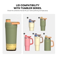 Bouteille shaker en acier inoxydable Hong Ling de Chine avec mélangeurs 720 ml, bouteille shaker pour protéines en gros, bouteille d'eau portable