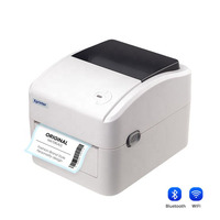 Imprimante d'étiquettes portable Xprinter XP-420B, 4 pouces (110 mm), blanc/noir, WiFi, impression de reçus A4, en stock