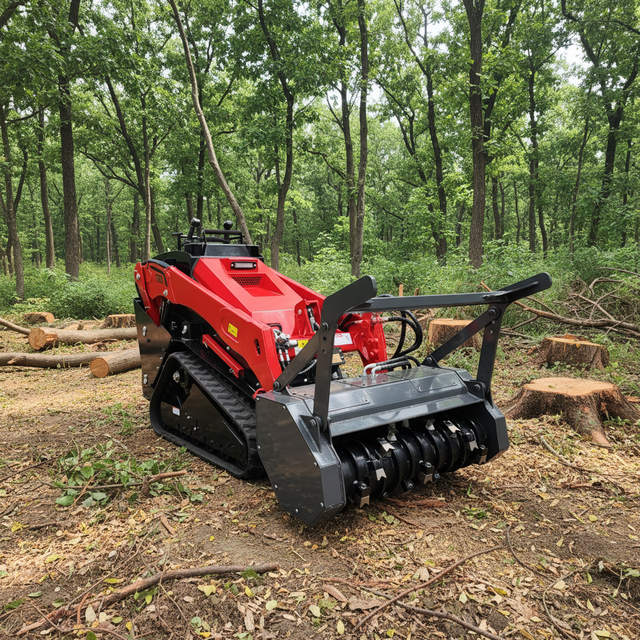 Factory Direct Sales of V1000 Compact Loader Bracket Mini Trolley with Rubber Tracks CE and EPA Certified Front Bucket