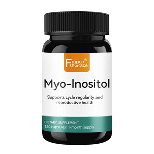 Fabricant de suppléments de Myo-Inositol en gros, 2000 mg, soutien à la santé reproductive, 120 capsules de Myo-Inositol - Product Image 1
