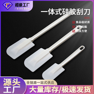 Silicone Cake Spatula Long Handle Smooth Surface Easy <b>Clean</b> Dessert Tools - Product Image 5