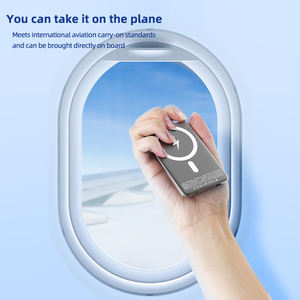 NEEXXT T13A Magnético 5000mAh Bancos de energía de alta capacidad PD20W Aleación de aluminio Portátil Inalámbrico <span class=keywords><strong>Banco</strong></span> de energía ultrafino - Product Image 5