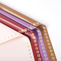 Fournitures pour fleuristes fantaisistes, papier d'emballage pour bouquets floraux, imperméable, motif floral
