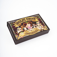 Boîte cadeau en papier personnalisée pour chocolat avec insert en plastique, emballage rigide de luxe pour confiserie, boulangerie, cadeaux de fête