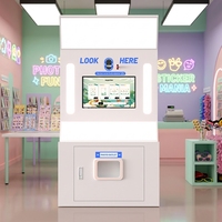 Mesin Photo Booth Pesta Kustom Populer untuk Acara Pesta dengan Printer / Mesin Penjual Otomatis