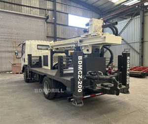 BDMCZ-200 유압식 수중 시추 장비 디젤 엔진 휴대용 트랙 장착 회전식 시추 장비 200m 시추용 중고 기어박스 - Product Image 4