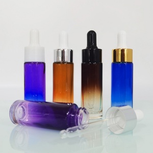Custom Cosmetic Skincare Bottles Empty 15ml Multi-color Glass Dropper Serum Bottle <b>Box</b> with Screen Printing OEM/ODM - Product Image 3