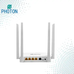 PHOTON真新しいシングルバンド2.4GWifiルーターモデム安価な高速ワイヤレス5FEイーサネットポート300Mbps PTW6005W-WE