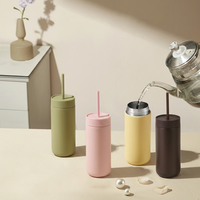 Mug à café portable durable en acier inoxydable, à double paroi, anti-fuite, écologique, sans BPA, avec couvercle, pour le sport, maintient au chaud pendant 6 à 12 heures
