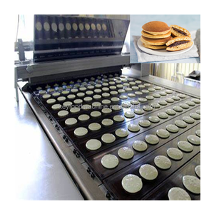 Commercial <b>Small</b> Automatic Dorayaki Pancake Making Machine With Engine & Motor High Capacity 450pcs/h Large Capacity Produces up - Product Image 3
