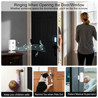 KMV Wireless Split PIR Motion Sensor Doorbell, Welcome Chime & Security Alarm