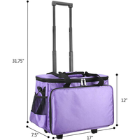 Organisateur de bagages de voyage universel Machine à coudre à roulettes Sac de transport Trolley Sac fourre-tout