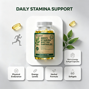 Capsules molles Stamina 1000mg pour hommes, 60 unités, soutien à l'endurance physique, style de vie actif, complément sportif quotidien pour hommes - Product Image 5