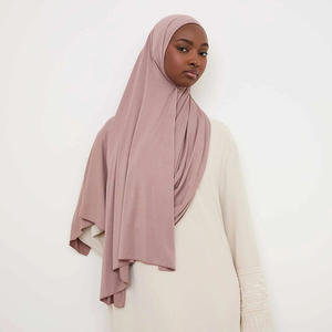 Gran oferta, Jersey de bambú suave, Hijab, Jersey Premium ecológico, Hijab compatible con logotipo personalizado, paquete, Jersey Hijab para mujer - Product Image 3