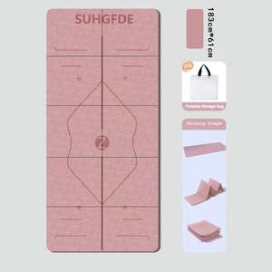 Esterilla de <span class=keywords><strong>Yoga</strong></span> Plegable de TPE, Esterilla para la Hora del Almuerzo para Niños, 6 mm, Rectangular, 183 cm, con Bolsa de Almacenamiento, Esterilla para Dormir en el Suelo - Product Image 5