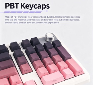 New Tri Mode Wireless Mechanical Keyboard Blue Tooth 2.4G Wired RGB Gaming Keyboard with <strong>Knob</strong> 4000mAh Battery Ergonomic Design - Product Image 5