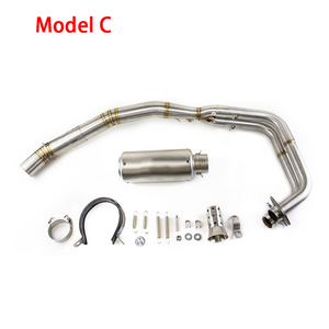 Para Kawasaki <span class=keywords><strong>Ninja</strong></span> 400 <span class=keywords><strong>250</strong></span> Z400 <span class=keywords><strong>Z250</strong></span>(2017-2025) Tubo de enlace de escape Silenciador Consejos Sistema de deslizamiento - Product Image 5