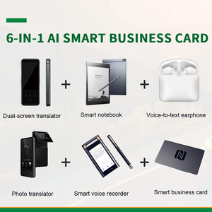 Tarjeta <span class=keywords><strong>de</strong></span> Visita Inteligente con IA 6 <span class=keywords><strong>en</strong></span> 1, Traductor <span class=keywords><strong>de</strong></span> Voz <span class=keywords><strong>en</strong></span> Tiempo Real con 138 Idiomas para Viajes <span class=keywords><strong>de</strong></span> Negocios Internacionales - Product Image 3