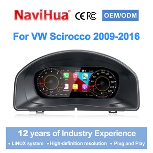 12.3'' LCD <b>Car</b> Digital Instrument Cluster Virtual Cockpit <b>Speedometer</b> Kilometer <b>for</b> VW Scirocco 2009 2016 - Product Image 5