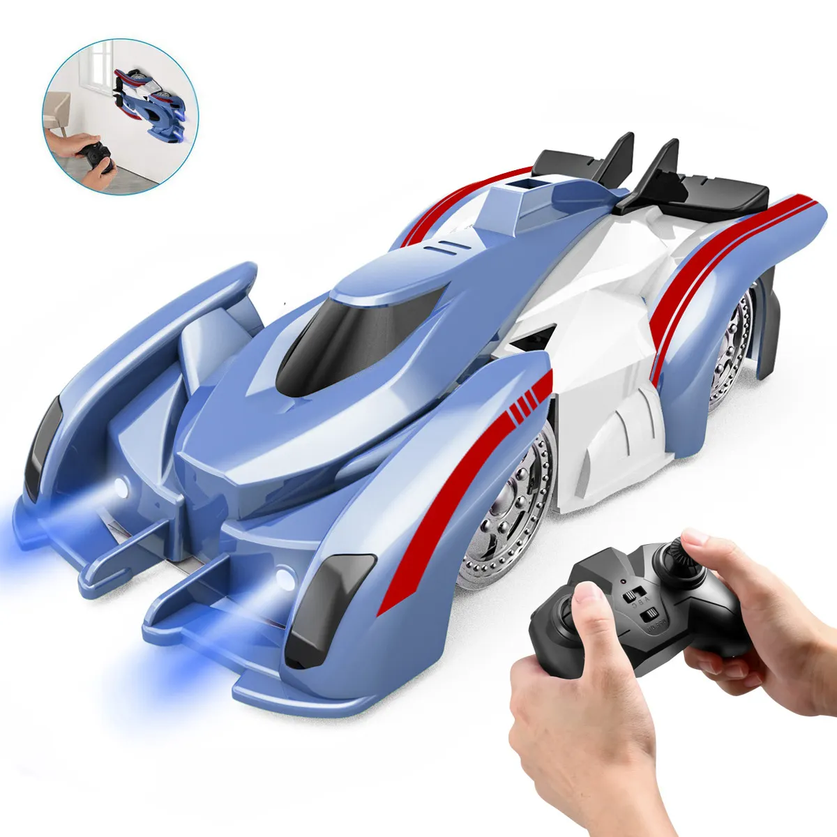 Christmas gift remote control wall climbing car 4 channel RC racing car toy wall land dual-mode RC stunt car