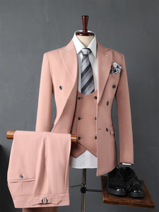 SF2035F       Nouveau costume trois pièces slim <span class=keywords><strong>pour</strong></span> <span class=keywords><strong>homme</strong></span>, <span class=keywords><strong>tenue</strong></span> professionnelle, costume de <span class=keywords><strong>mariage</strong></span> <span class=keywords><strong>tendance</strong></span>, costume de demoiselle d'honneur - Product Image 1