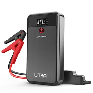 Stazione di batteria portatile della banca di potere di avviamento di salto dell'automobile di Utrai 1000A per il dispositivo di avviamento automobilistico del Gas e del Diesel con illuminazione principale