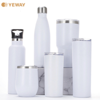 Bouteille d'eau isotherme à sublimation givrée pour entrepôt, USA, professionnelle, 32 oz, boîte blanche, gobelets isothermes avec couvercle, tasse à café glacé moderne