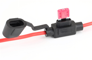 Hộp đựng cầu chì dòng điện một chiều H3-80 30A 32V, loại <span class=keywords><strong>mini</strong></span> tiêu chuẩn, chống nước, dùng cho dây dẫn 12-10AWG, tiếp điểm hợp kim đồng, khả năng cắt dòng 10kA. - Product Image 5