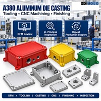 Fabricant de pièces moulées sous pression en aluminium A380 sur mesure pour boîtiers électroniques en alliage d'aluminium