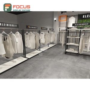 High Quality Store Interior Metal Wall Shelving Project Contractor Apparel Store - Product Image 5